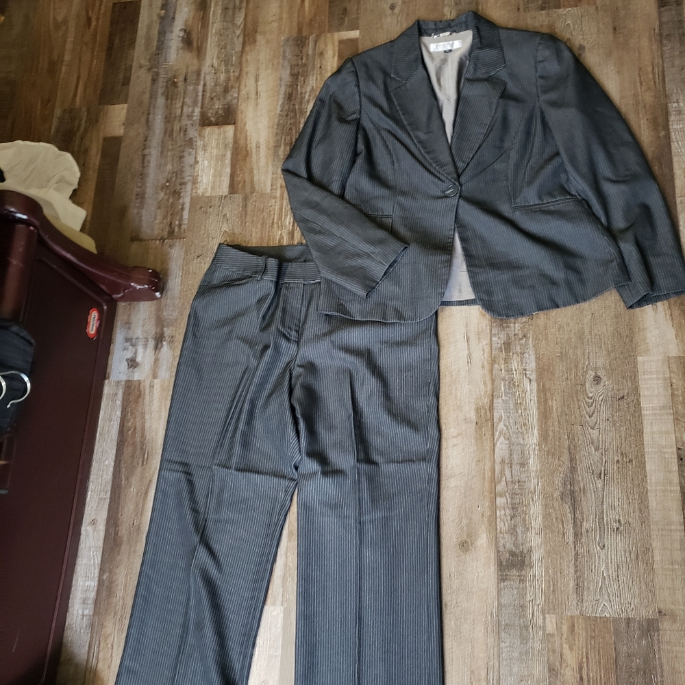 Tahari pinstripe suit